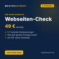 Meisterantwort Webseiten-Check