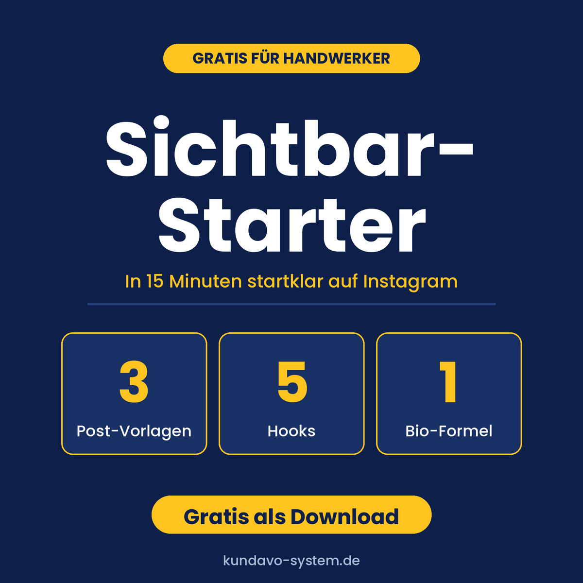 Meisterantwort Sichtbar-Starter (gratis)